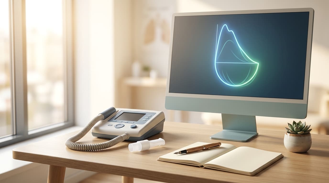 BPCO : diagnostic par spirométrie et classification GOLD