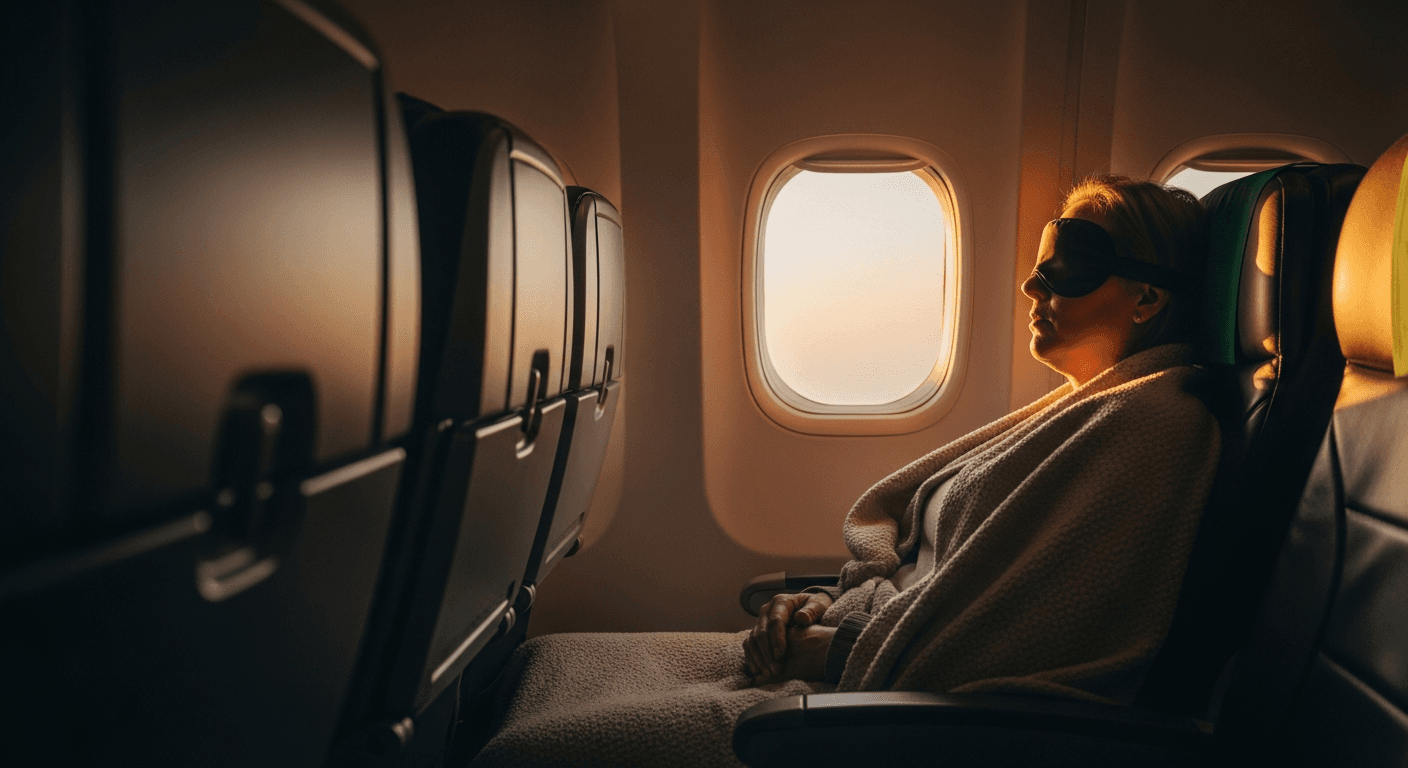 Décalage horaire (jet lag) : stratégies validées de mélatonine et lumière