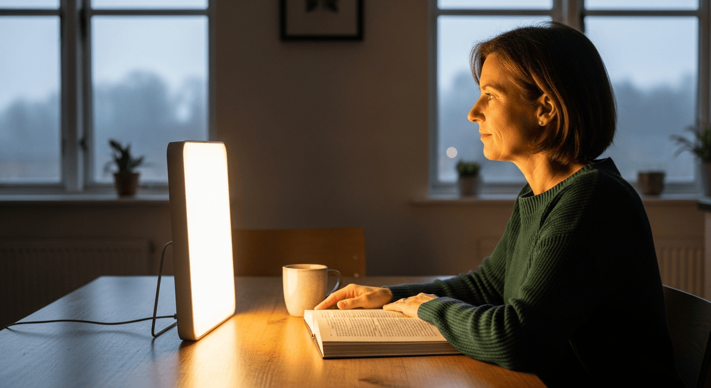 Dépression saisonnière : luminothérapie 10 000 lux, efficacité et protocole
