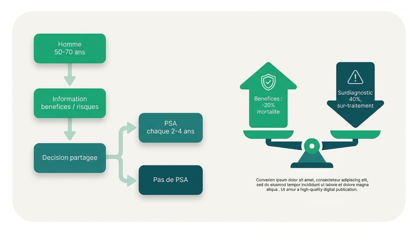 PSA et cancer de la prostate : pourquoi le dépistage ne fait pas consensus