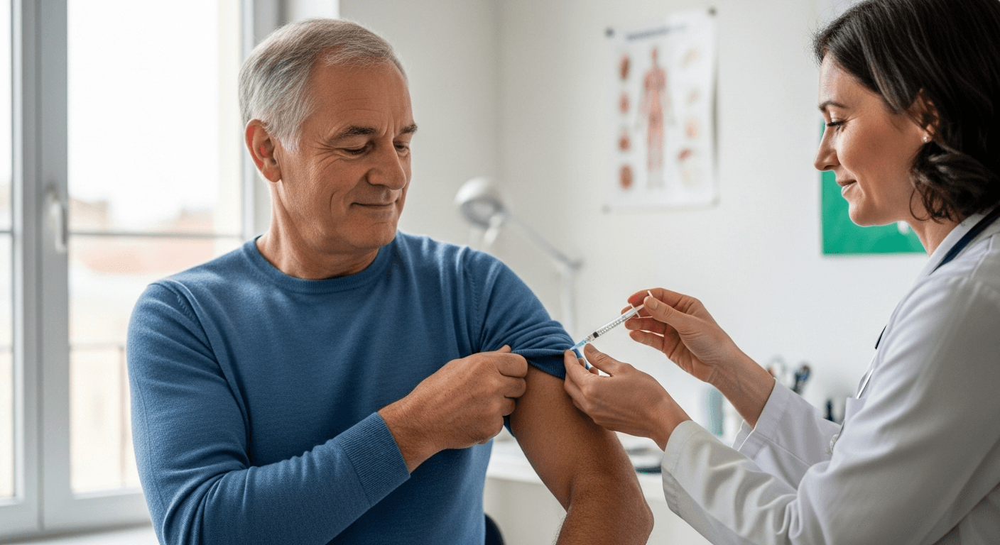 Vaccin pneumocoque chez l'adulte : 65 ans et à risque