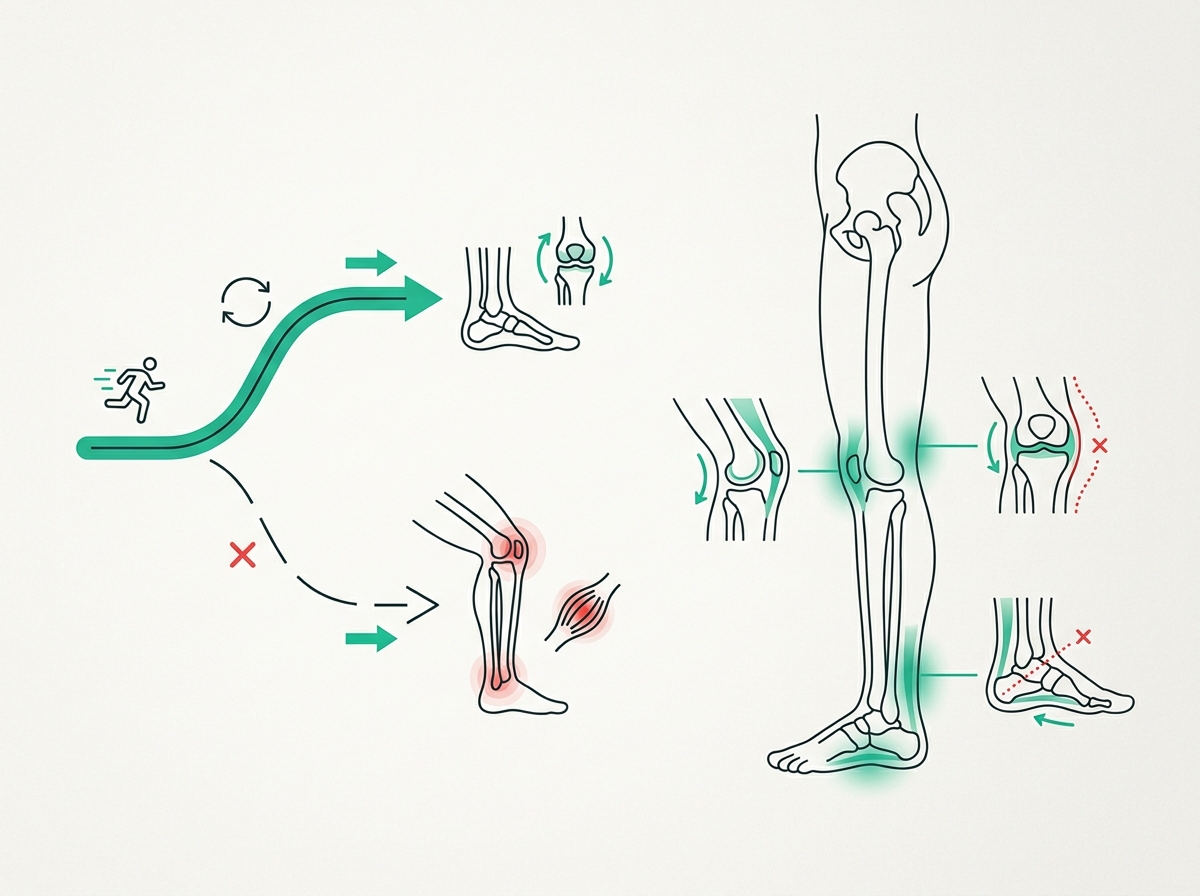 Schéma médical illustrant « Les blessures à éviter »