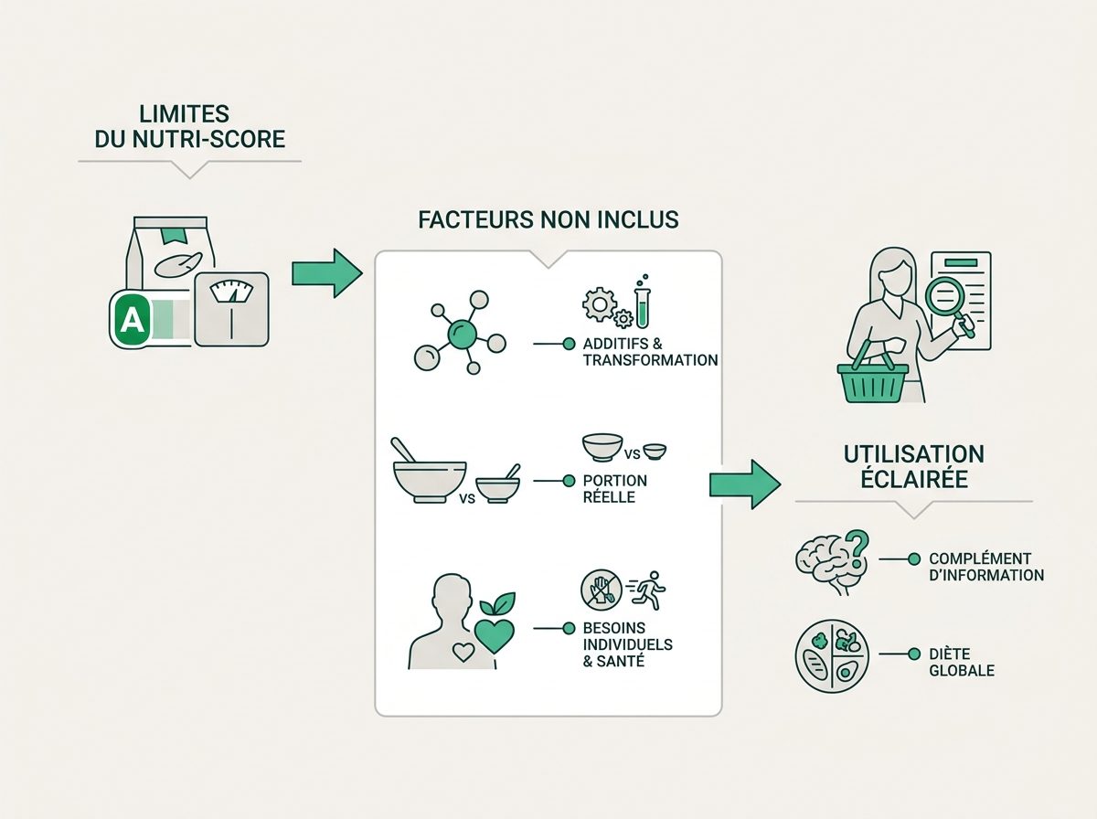 Schéma médical illustrant « Les limites à garder en tête »
