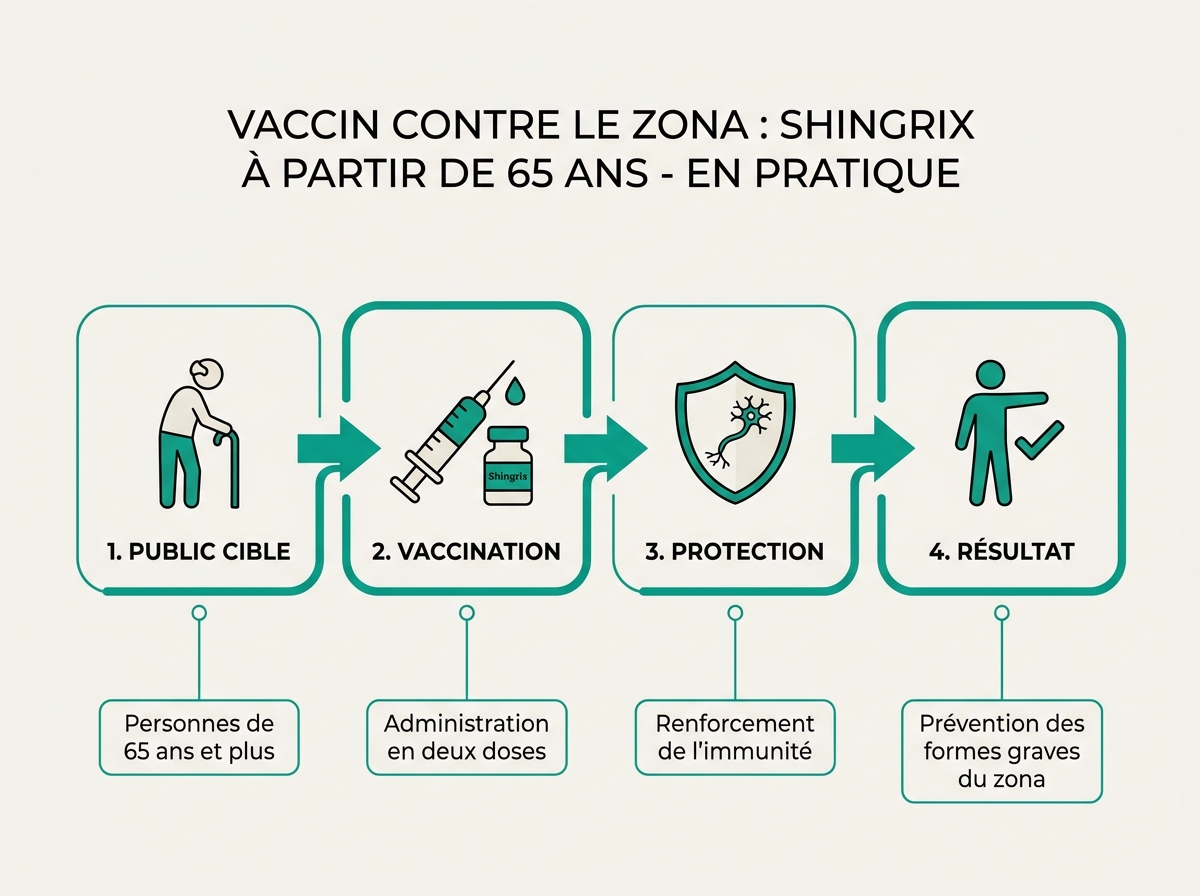 Schéma médical illustrant « En pratique »