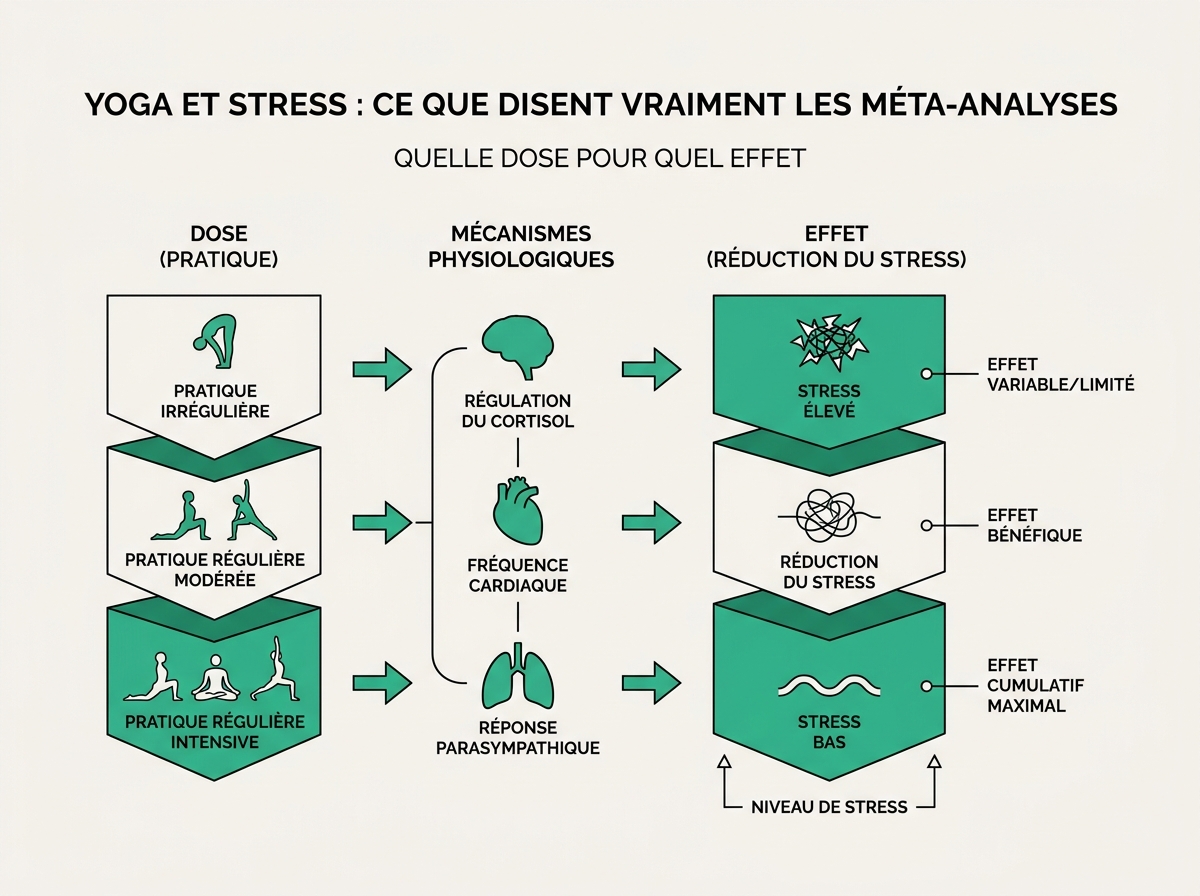 Schéma médical illustrant « Quelle dose pour quel effet »